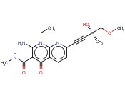 (R)-2-AMINO-1-ETHYL-7-(3-HYDROXY-4-METHOXY-3-METHYLBUT-1-YN-1-YL)-N-METHYL-4-OXO-1,4-DIHYDRO-1,8-NAPHTHYRIDINE-3-CARBOXAMIDE
