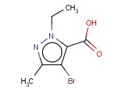 4-<span class='lighter'>溴</span>-1-乙基-3-甲基-1H-<span class='lighter'>吡唑</span>-5-羧酸