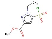 METHYL 5-(CHLOROSULFONYL)-1-ETHYL-1H-PYRAZOLE-3-CARBOXYLATE