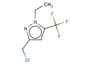 3-(CHLOROMETHYL)-1-ETHYL-5-(TRIFLUOROMETHYL)-1H-PYRAZOLE