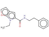 6H-FURO[2,3-B]PYRROLE-5-CARBOXAMIDE,6-ETHYL-N-(2-PHENYLETHYL)-
