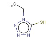 <span class='lighter'>1-ETHYL-5-MERCAPTO-1,2,3,4-TETRAZOLE</span>