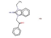 2-(3-ETHYL-2-IMINOBENZIMIDAZOL-1-YL)-1-PHENYLETHANONE <span class='lighter'>HYDROBROMIDE</span>