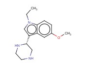 3-((2R)PIPERAZIN-2-YL)-1-ETHYL-5-<span class='lighter'>METHOXYINDOLE</span>