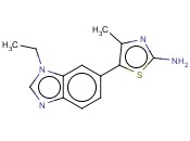 5-(1-ETHYL-1H-BENZO[D]IMIDAZOL-6-YL)-4-METHYLTHIAZOL-2-AMINE
