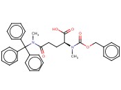 N-ALPHA-CARBOBENZOXY-N-ALPHA,N-OMEGA-DIMETHYL-N-OMEGA-TRITYL-L-<span class='lighter'>GLUTAMINE</span>