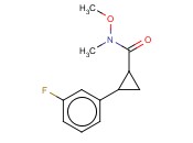 2-(3-FLUOROPHENYL)-N-METHOXY-N-METHYLCYCLOPROPANECARBOXAMIDE