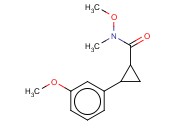 N-METHOXY-2-(3-METHOXYPHENYL)-N-METHYLCYCLOPROPANECARBOXAMIDE