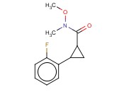 2-(2-FLUOROPHENYL)-N-METHOXY-N-METHYLCYCLOPROPANECARBOXAMIDE