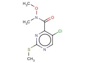 5-CHLORO-N-METHOXY-N-METHYL-2-(METHYLSULFANYL)PYRIMIDINE-4-CARBOXAMIDE