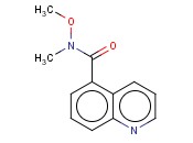N-methoxy-N-methylquinoline-5-<span class='lighter'>carboxamide</span>