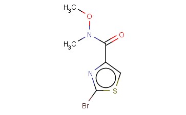 <span class='lighter'>2-BROMO-N-METHOXY-N-METHYL-1,3-THIAZOLE-4-CARBOXAMIDE</span>