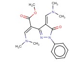 1H-PYRAZOLE-3-ACETIC ACID, ALPHA,4-BIS[(DIMETHYLAMINO)METHYLENE]-4,5-DIHYDRO-5-OXO-1-PHENYL-, METHYL ESTER, (4Z)-