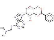 (E)-N'-(9-((2R,4AR,7R,8S,8AS)-8-HYDROXY-2-PHENYLHEXAHYDROPYRANO[3,2-D][1,3]DIOXIN-7-YL)-9H-PURIN-6-YL)-N,N-DIMETHYLFORMIMIDAMIDE