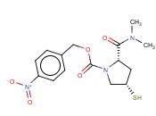 (2S,4S)-2-(DIMETHYLAMINOCARBONYL)-4-MERCAPTO-1-(P-NITROBENZYLOXYCARBONYL)-1-PYRROLIDINE