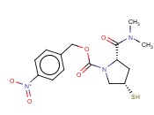 (2S,4S)-2-(DIMETHYL<span class='lighter'>AMINO</span>CARBONYL)-4-MERCAPTO-1-(P-NITROBENZYLOXYCARBONYL)-1-<span class='lighter'>PYRROLIDINE</span>