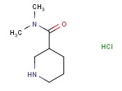 N,N-<span class='lighter'>二</span>甲基<span class='lighter'>哌啶</span>-3-甲酰胺<span class='lighter'>盐酸盐</span>