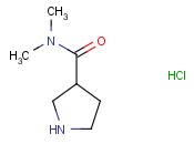 N,N-二<span class='lighter'>甲基</span>-3-<span class='lighter'>吡咯烷</span>甲酰胺盐酸盐