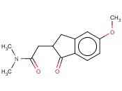 2-(5-METHOXY-1-OXO-2,3-DIHYDRO-1H-INDEN-2-YL)-N,N-DIMETHYLACETAMIDE