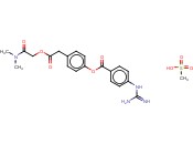 2-(二甲基<span class='lighter'>氨基</span>)-2-氧代乙基 4-(4-胍<span class='lighter'>基</span><span class='lighter'>苯</span><span class='lighter'>甲</span><span class='lighter'>酰</span>氧基)苯乙酸酯甲磺酸盐