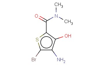 4-AMINO-5-BROMO-3-HYDROXY-N,N-DIMETHYLTHIOPHENE-2-CARBOXAMIDE