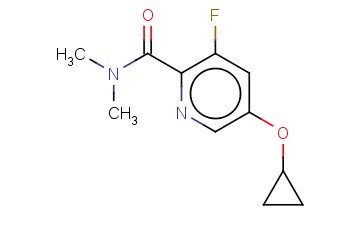 5-CYCLOPROPOXY-3-FLUORO-N,N-DIMETHYLPICOLINAMIDE