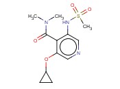 3-CYCLOPROPOXY-N,N-DIMETHYL-5-(METHYLSULFONAMIDO)<span class='lighter'>ISONICOTINAMIDE</span>