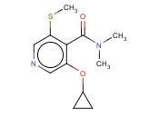 3-CYCLOPROPOXY-N,N-DIMETHYL-5-(METHYLTHIO)<span class='lighter'>ISONICOTINAMIDE</span>