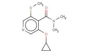 3-CYCLOPROPOXY-N,N-DIMETHYL-5-(METHYLTHIO)ISONICOTINAMIDE