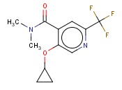 5-CYCLOPROPOXY-N,N-DIMETHYL-2-(TRIFLUOROMETHYL)<span class='lighter'>ISONICOTINAMIDE</span>