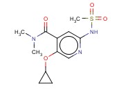 5-CYCLOPROPOXY-N,N-DIMETHYL-2-(METHYLSULFONAMIDO)<span class='lighter'>ISONICOTINAMIDE</span>