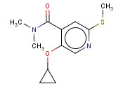 5-CYCLOPROPOXY-N,N-DIMETHYL-2-(METHYLTHIO)<span class='lighter'>ISONICOTINAMIDE</span>