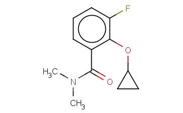 2-CYCLOPROPOXY-3-FLUORO-N,N-DIMETHYLBENZAMIDE