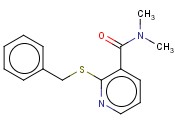 2-(BENZYLTHIO)-N,N-DIMETHYLNICOTINAMIDE