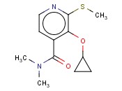 3-CYCLOPROPOXY-N,N-DIMETHYL-2-(METHYLTHIO)<span class='lighter'>ISONICOTINAMIDE</span>