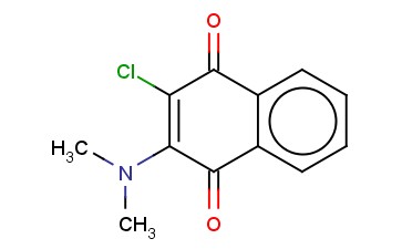 2-二甲氨基-3-<span class='lighter'>氯</span>-1,4-萘并<span class='lighter'>醌</span>