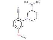 2-[3-(DIMETHYLAMINO)PIPERIDIN-1-YL]-<span class='lighter'>4-METHOXYBENZONITRILE</span>