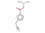 2-(5-[2-(DIMETHYLAMINO)<span class='lighter'>ACETYL</span>]THIOPHEN-2-YL)<span class='lighter'>ACETONITRILE</span>