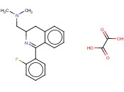 1-[1-(2-氟苯基)-3,4-二<span class='lighter'>氢</span>异喹啉-3-基]-N,N-二甲基甲胺<span class='lighter'>乙</span>二<span class='lighter'>酸</span><span class='lighter'>酯</span>
