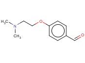 4-[2-(二甲胺基)<span class='lighter'>乙</span><span class='lighter'>氧基</span>]<span class='lighter'>苯</span><span class='lighter'>甲醛</span>