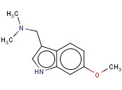 3-(DIMETHYLAMINOMETHYL)-<span class='lighter'>6-METHOXYINDOLE</span>