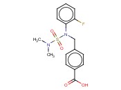 4-([(DIMETHYLSULFAMOYL)(2-FLUOROPHENYL)AMINO]METHYL)BENZOIC ACID