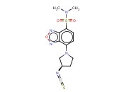 (R)-(？)-1-[7-(<span class='lighter'>二</span>甲<span class='lighter'>氨基</span>磺酰基)<span class='lighter'>苯</span>并呋喃-4-基]吡咯-3-基异<span class='lighter'>硫</span>氰酸盐