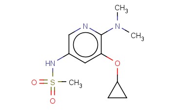 N-(5-CYCLOPROPOXY-6-(DIMETHYLAMINO)PYRIDIN-3-YL)METHANESULFONAMIDE