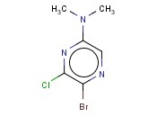 (5-BROMO-6-CHLORO-PYRAZIN-2-YL)-DIMETHYL-AMINE