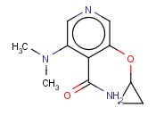 3-CYCLOPROPOXY-5-(DIMETHYLAMINO)<span class='lighter'>ISONICOTINAMIDE</span>