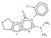 3-(2-CHLOROPHENYL)-2-(DIMETHYLAMINO)-6,7-DIHYDRO-3H-CYCLOPENTA[4,5]THIENO[2,3-D]PYRIMIDIN-4(5H)-ONE