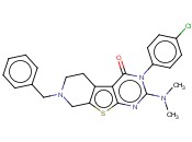 7-BENZYL-3-(4-CHLOROPHENYL)-2-(DIMETHYLAMINO)-5,6,7,8-TETRAHYDROPYRIDO[4',3':4,5]THIENO[2,3-D]PYRIMIDIN-4(3H)-ONE