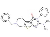 7-BENZYL-2-(DIMETHYLAMINO)-3-PHENYL-5,6,7,8-TETRAHYDROPYRIDO[4',3':4,5]THIENO[2,3-D]PYRIMIDIN-4(3H)-ONE