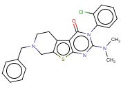 7-BENZYL-3-(2-CHLOROPHENYL)-2-(DIMETHYLAMINO)-5,6,7,8-TETRAHYDROPYRIDO[4',3':4,5]THIENO[2,3-D]PYRIMIDIN-4(3H)-ONE